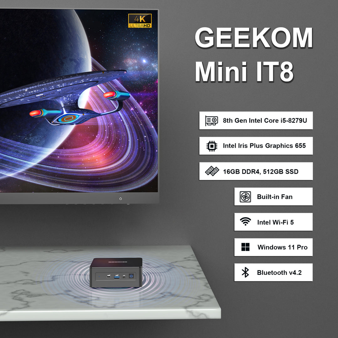 GEEKOM Mini IT8 Mini PC Intel 8th Gen Core i5 (for bulkbuy only)